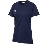 Hummel T-Shirt hmlGO 2.0 (7026) Kurzarm Bio-Baumwolle Damen Marine XS