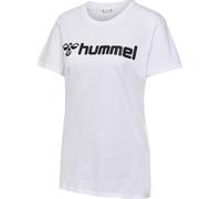 hummel Sport/Freizeit-Shirt hmlGO 2.0 Logo (Bio-Baumwolle) Kurzarm weiss Damen, Größe S