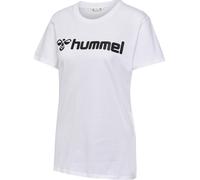 hummel Sport/Freizeit-Shirt hmlGO 2.0 Logo (Bio-Baumwolle) Kurzarm weiss Damen, Größe XXL
