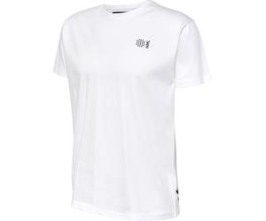 hummel Sport/Freizeit-Tshirt hmlCOURT Cotton (elastischer Jerseystoff) kurzarm weiss Herren, Größe L