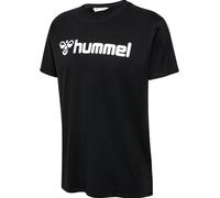 hummel Sport/Freizeit-Tshirt hmlGO 2.0 Logo (Bio-Baumwolle) Kurzarm schwarz Herren, Größe S
