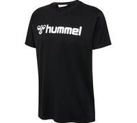 hummel Sport/Freizeit-Tshirt hmlGO 2.0 Logo (Bio-Baumwolle) Kurzarm schwarz Herren, Größe XL