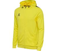 hummel Sport-Kapuzenjacke hmlAUTHENTIC PL Zip Hoodie (100% rec. Polyester) gelb Herren, Größe XL
