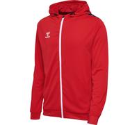 hummel Sport-Kapuzenjacke hmlAUTHENTIC PL Zip Hoodie (100% rec. Polyester) rot Herren, Größe S
