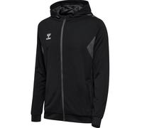 hummel Sport-Kapuzenjacke hmlAUTHENTIC PL Zip Hoodie (100% rec. Polyester) schwarz Herren, Größe XXL