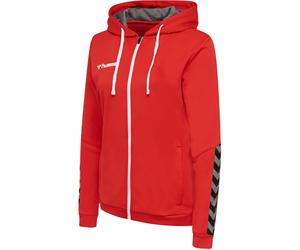 hummel Sport-Kapuzenjacke hmlAUTHENTIC Poly Zip Hoodie (gestrickter Polyester) rot Damen, Größe S