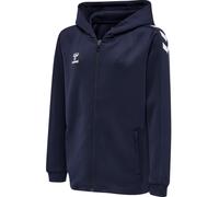 hummel Sport-Kapuzenjacke hmlCORE XK Poly Zip Hood Sweat (Polyester-Sweatstoff) mit Kapuze marineblau Kinder, Größe 176