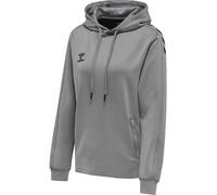 hummel Sport-Kapuzenpullover hmlCORE XK Poly Sweat Hoodie (Polyester-Sweatstoff) mit Kapuze grau Damen, Größe L