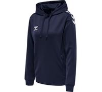 hummel Sport-Kapuzenpullover hmlCORE XK Poly Sweat Hoodie (Polyester-Sweatstoff) mit Kapuze marineblau Damen, Größe M