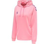 hummel Sport-Kapuzenpullover hmlCORE XK Poly Sweat Hoodie (Polyester-Sweatstoff) mit Kapuze pink Damen, Größe XS