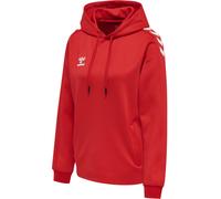 hummel Sport-Kapuzenpullover hmlCORE XK Poly Sweat Hoodie (Polyester-Sweatstoff) mit Kapuze rot Damen, Größe L