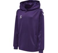 hummel Sport-Kapuzenpullover hmlCORE XK Poly Sweat Hoodie (Polyester-Sweatstoff) mit Kapuze violett/weiss Kinder, Größe 176