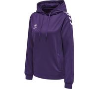 hummel Sport-Kapuzenpullover hmlCORE XK Poly Sweat Hoodie (Polyester-Sweatstoff) mit Kapuze violett/weiss Damen, Größe XS