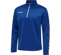 hummel Sport-Langarmshirt hmlAUTHENTIC Half-Zip Sweatshirt (gestricktem Polyester) dunkelblau Kinder, Größe 140