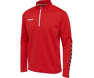 hummel Sport-Langarmshirt hmlAUTHENTIC Half-Zip Sweatshirt (gestricktem Polyester) rot Kinder, Größe 176
