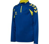 hummel hmlCORE 2.0 1/2-Zip Sweatshirt Kinder 8606 - true blue/blazing yellow 140