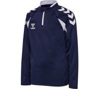 hummel hmlCORE 2.0 1/2-Zip Sweatshirt Kinder 7929 - marine/white 152
