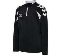 hummel Sport-Langarmshirt hmlCORE 2.0 Half Zip (optimale Bewegungsfreiheit) schwarz/weiss Jungen, Größe 140