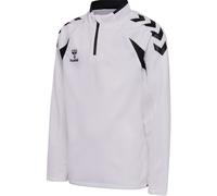 hummel Sport-Langarmshirt hmlCORE 2.0 Half Zip (optimale Bewegungsfreiheit) weiss/schwarz Jungen, Größe 128