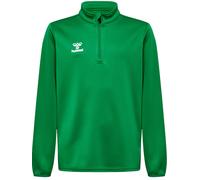 hummel Sport-Langarmshirt hmlESSENTIAL Half-Zip (angenehmes Tragegefühl) grün Kinder, Größe 116