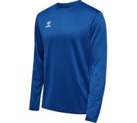 hummel Sport-Langarmshirt hmlESSENTIAL Sweatshirt (Interlock-Stoff) dunkelblau Herren, Größe XL
