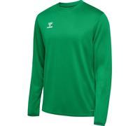 hummel Sport-Langarmshirt hmlESSENTIAL Sweatshirt (Interlock-Stoff) grün Herren, Größe XL