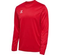 hummel Sport-Langarmshirt hmlESSENTIAL Sweatshirt (Interlock-Stoff) rot Herren, Größe XXL