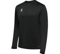 hummel Sport-Langarmshirt hmlESSENTIAL Sweatshirt (Interlock-Stoff) schwarz Herren, Größe XL