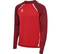 hummel Sport-Langarmshirt hmlLEAD 2.0 Crew Sweat (atmungsaktiv) rot Herren, Größe S