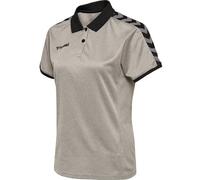 hummel Damen Authentic Damen Functional Polo, Grey Melange, L