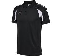 hummel Sport-Polo hmlCORE 2.0 (100% rec. Polyester) schwarz/weiss Herren, Größe XXL