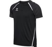 hummel Sport-Shirt hmlLEAD 2.0 Polo (rec. Polyester, klassisch Look) schwarz Herren, Größe XL