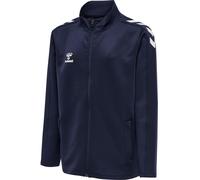 hummel Sport-Trainingsjacke hmlCORE XK Poly Zip Sweat (Polyester-Sweatstoff, Front-Reißverschluss) marineblau Kinder, Größe 176