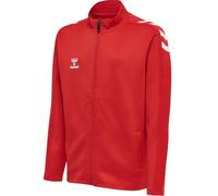 hummel Sport-Trainingsjacke hmlCORE XK Poly Zip Sweat (Polyester-Sweatstoff, Front-Reißverschluss) rot Kinder, Größe 128