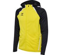 hummel Sport-Trainingsjacke hmlLEAD 2.0 Zip Hoodie (hohe Atmungsaktivität, schnelltrocknend) gelb/schwarz Herren, Größe XXL