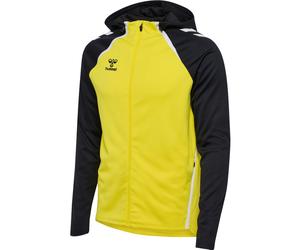 hummel Sport-Trainingsjacke hmlLEAD 2.0 Zip Hoodie (hohe Atmungsaktivität, schnelltrocknend) gelb/schwarz Herren, Größe XXL