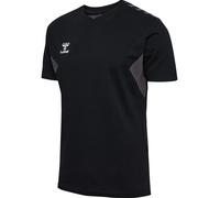 hummel Sport-Tshirt hmlAUTHENTIC CO (100% Baumwolle) Kurzarm schwarz Herren, Größe XL