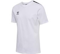 hummel Sport-Tshirt hmlAUTHENTIC CO (100% Baumwolle) Kurzarm weiss Herren, Größe M