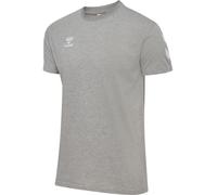 hummel Sport-Tshirt hmlGO 2.0 Chevron (Baumwolle) grau Herren, Größe L