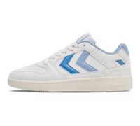hummel St. Power Play Wmns Lzd Damen Sneaker - bright white/cerulean - 41