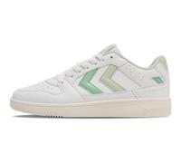 hummel Damen ST. Power Play WMNS LZD Sneaker, Bright White/Misty Jade, 41 EU