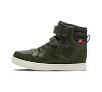 Hummel Stadil High Winter Sneaker gefüttert Kinder 6086 - dark olive 26 für Kinder, grün, Größe 32 EU