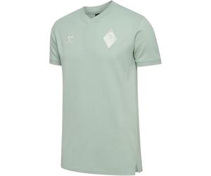 hummel SV Werder Bremen Travel Poloshirt 2024/25 6280 - silt green wo sponsor M