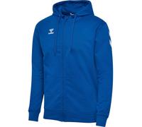 hummel Trainingsjacke hmlGO 2.0 Chevron Full-Zip Hoodie (Baumwolle, mit Kapuze) blau Herren, Größe S
