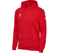 hummel Trainingsjacke hmlGO 2.0 Chevron Full-Zip Hoodie (Baumwolle, mit Kapuze) rot Herren, Größe L