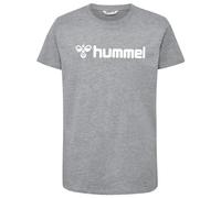 Hummel Kinder T-Shirt hmlGO 2.0 Logo Kurzarm Grau Größe 128