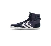 hummel Unisex High-Top Trainer, Dress Blue White 63 511 7647, 39 EU