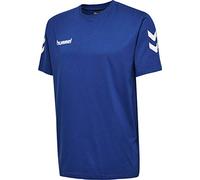 hummel Unisex hmlGo Cotton T-shirt, Blue, Small