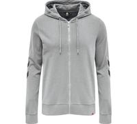 Hummel Unisex Hoody LEGACY Zip Hoodie 212566-2006 S Grey Melange