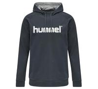 Hummel Kinder Kapuzenpullover HMLGO KIDS COTTON LOGO HOODIE, Marine, 128, 203512-7026